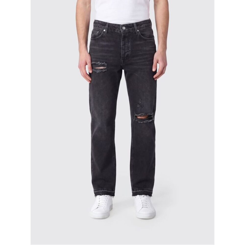 Represent Men Heaton Straight Fit Distressed Denim Jeans Represent